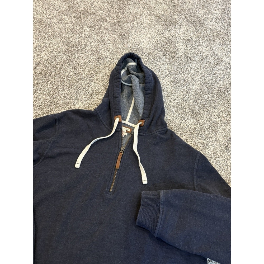 Carbon2Cobalt Hoodie Mens L Blue Cotton Pullover Sweatshirt Casual‎ Y2K Jacket